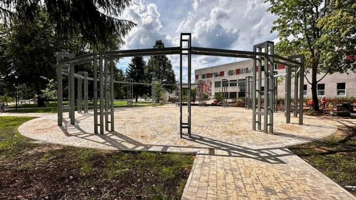 Завершаются работы на улице Комарова в Обнинске — Настоящий Обнинск