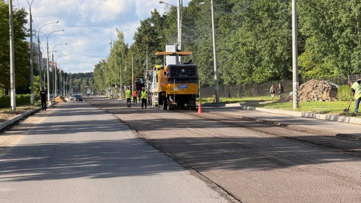 Ремонт дороги на улице Курчатова — Настоящий Обнинск