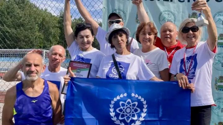Спортсмены из Обнинска завоевали серебро на Фестивале пенсионеров в Калуге — Настоящий Обнинск