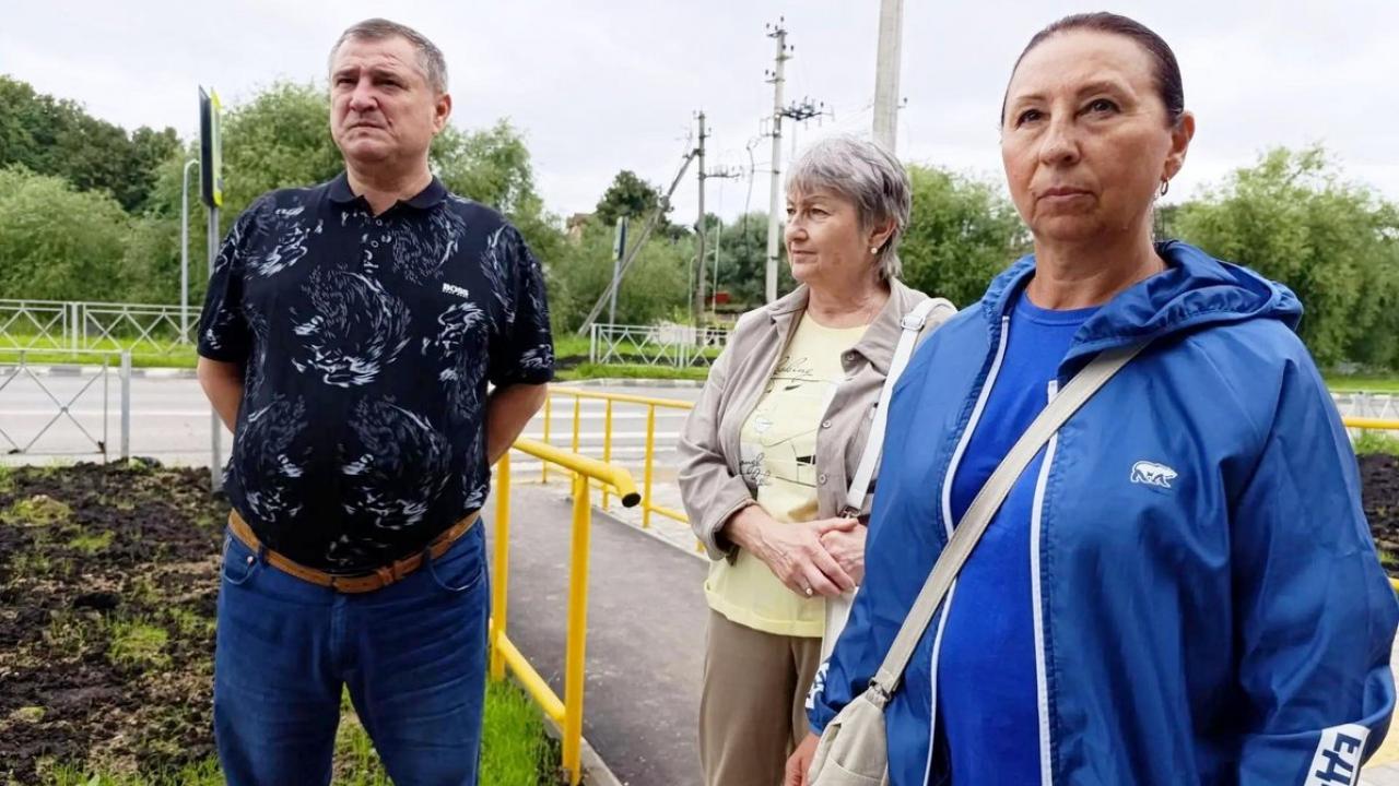 Тротуар на Белкинской — Настоящий Обнинск