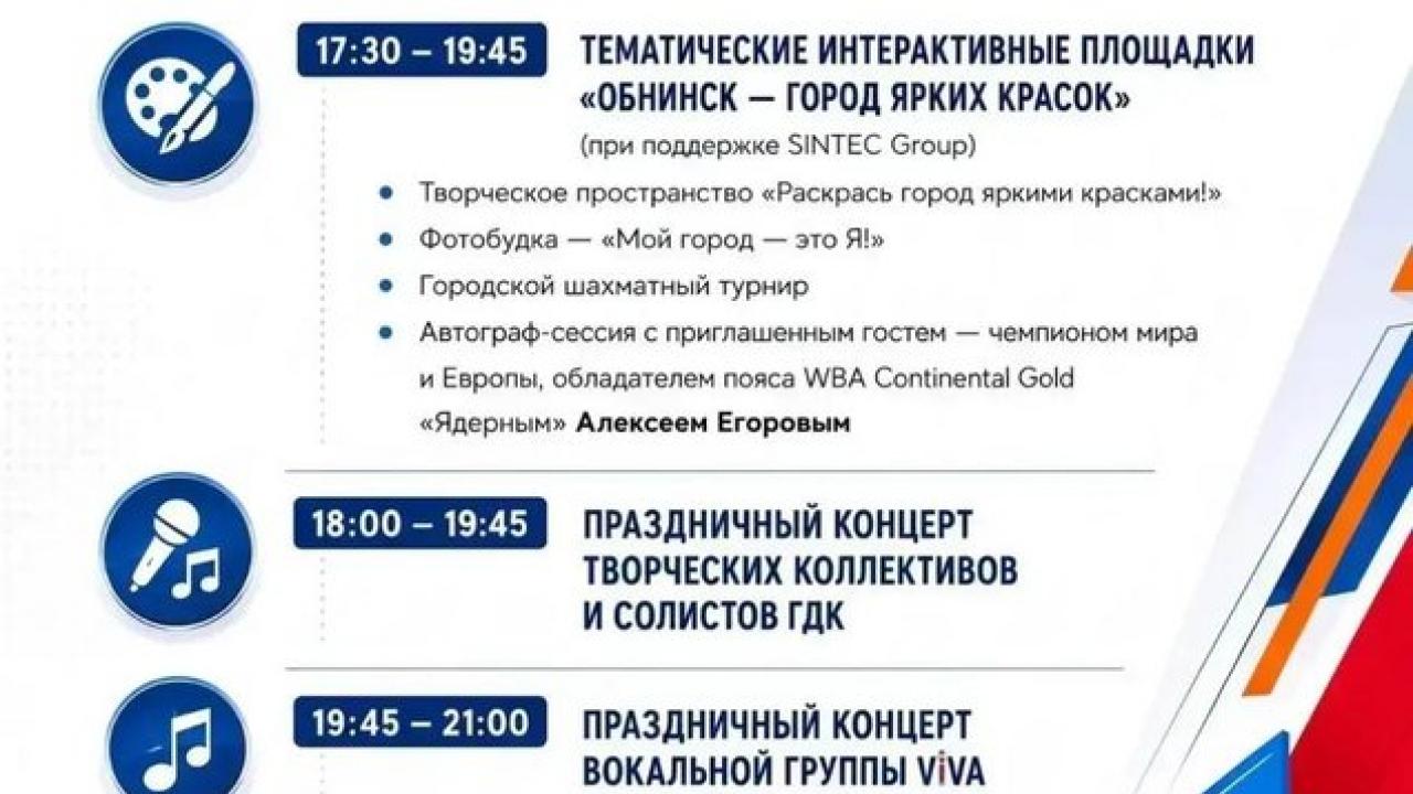 Праздник к 70-летию Обнинска — Настоящий Обнинск